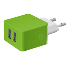 Trust Dual Smart Wall Charger Lime (20150)