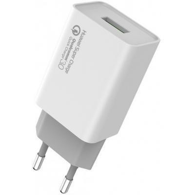 ColorWay 1 USB Huawei Super Charge/Quick Charge 3.0, 4A (20W) White (CW-CHS014Q-WT)