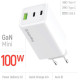 ColorWay GaN Mini 100W White (CW-CHS061PD-WT)