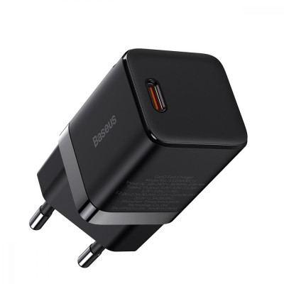 Baseus GaN3 Fast Charger Type-C 30W Black (CCGN010101)