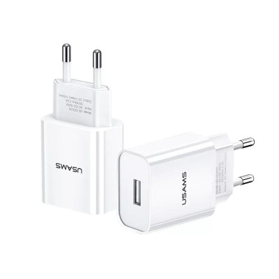USAMS US-CC075 T18 Single USB 2.1A White (CC075TC01)