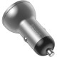 Baseus Digital Display Dual USB 4.8A 24W Silver (CCBX-0S)