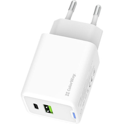 ColorWay GaN Mini 45W White (CW-CHS060PD-WT)