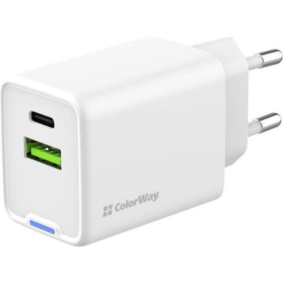 ColorWay GaN Mini 45W White (CW-CHS060PD-WT)