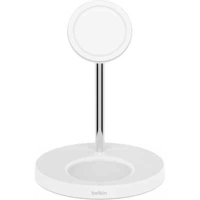Belkin Boost Up Charge Pro 2-in-1 Wireless Charger Stand White (WIZ010VFWH)