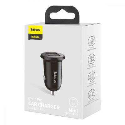 Baseus Grain Pro 4.8A 2USB (CCALLP-01)