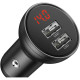 Baseus Digital Display Dual USB 24W Gray (CCBX-0G)