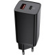 Baseus GaN2 Lite Quick Charger C+U 65W Black (CCGAN2L-B01)