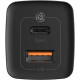 Baseus GaN2 Lite Quick Charger C+U 65W Black (CCGAN2L-B01)