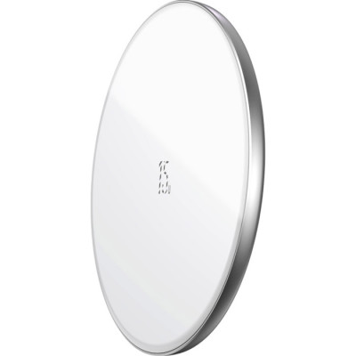 Baseus Simple Wireless Charger 15W Updated Version White (WXJK-B02)