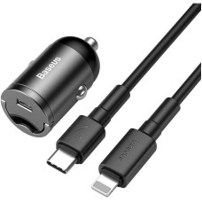 Baseus Tiny Star Mini PPS Quick Charger Suit + Type-C To Lightning 18W Cable Gray (TZVCHX-0G)