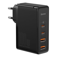 Baseus GaN2 Pro Q.C 2C + Charger Type-C Cable 100W Black (CCGAN2P-L01)