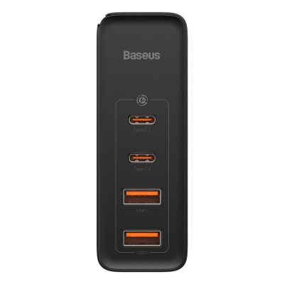 Baseus GaN2 Pro Q.C 2C + Charger Type-C Cable 100W Black (CCGAN2P-L01)