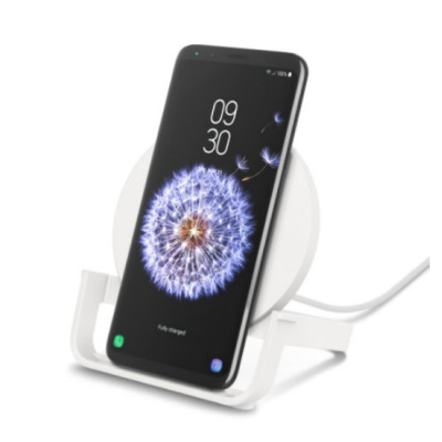 Belkin Stand Wireless Charging Qi 10W White (WIB001VFWH)