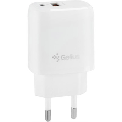 Gelius Pro X-Duo GP-HC014 USB+Type-C QC3.0, PD20W White (85183)