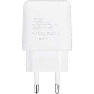 Gelius Pro X-Duo GP-HC014 USB+Type-C QC3.0, PD20W White (85183)