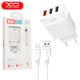XO L72 3USB QC3.0+3A White (91621)