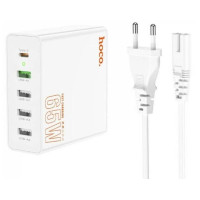 Hoco C114A Vision 65W PD 4x-A-1x-C White