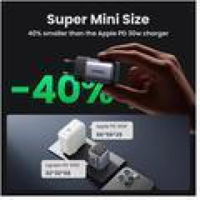 UGREEN CD319 Nexode Mini GaN 30W 1xUSB-C PD3.0 QC4.0 Wall Charger White (15326)