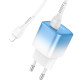 Hoco C101A PD 20W + Type-C to Lightning Ice Blue