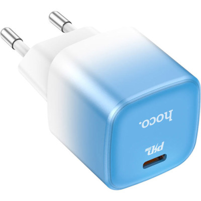 Hoco C101A PD 20W + Type-C to Lightning Ice Blue