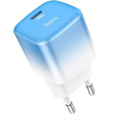Hoco C101A PD 20W + Type-C to Lightning Ice Blue