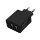 ColorWay 2USB AUTO ID 4.8A 20W Black (CW-CHS016-BK)