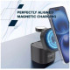 Canyon 4-in-1 wireless charging stand 30W Black (CNS-WCS405BW/A)