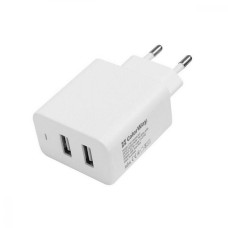 ColorWay 2 USB AUTO ID 4.8A (20W) White (CW-CHS016-WT)