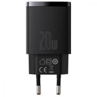 Baseus Compact Quick Charger U+C 20W Black (CCXJ-B01)