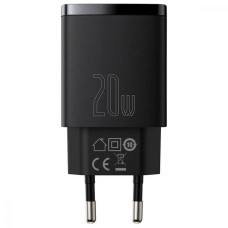 Baseus Compact Quick Charger U+C 20W Black (CCXJ-B01)