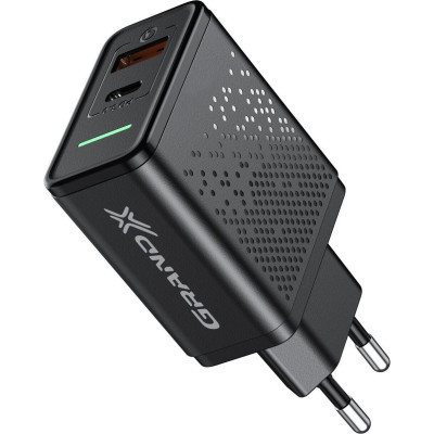 Grand-X CH-880 Power Delivery 6-in-1 PD 3.0, Q?3.0, AFC, SCP, FCP, VOOC 1USB+1TypeC 18W
