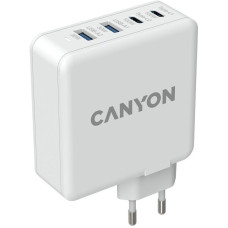 Canyon H-100 GaN 2xUSB-C, 2xUSB-A, PD3.0, QC3.0, 100W White (CND-CHA100W01)