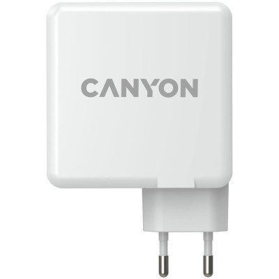 Canyon H-100 GaN 2xUSB-C, 2xUSB-A, PD3.0, QC3.0, 100W White (CND-CHA100W01)