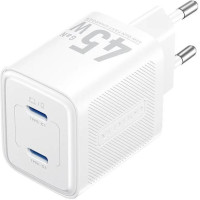 Vention 45W GaN V Fast Charger PD3.0 White (FEFW0-EU)