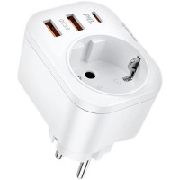 Gelius Moxie GP-HC050 2USB (QC3.0) + Type-C (PD20W) White