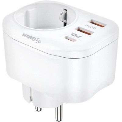 Gelius Moxie GP-HC050 2USB (QC3.0) + Type-C (PD20W) White