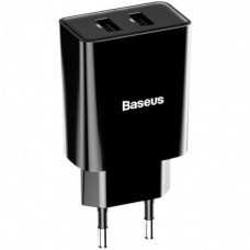 Baseus Speed Mini Dual U Charger 10.5W Black (CCFS-R01)