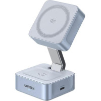 UGREEN 2-in-1 MagFlow 25W Qi2.2 Magnetic Wireless Charger (55960)