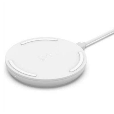 Belkin Pad Wireless Charging Qi, 15W, білий (WIA002VFWH)