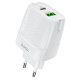 Hoco C85A Bright PD20W + QC3.0 Type-C + USB White