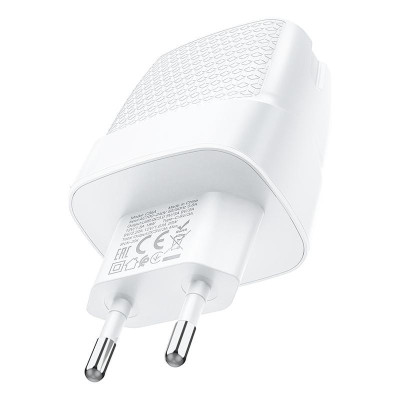 Hoco C85A Bright PD20W + QC3.0 Type-C + USB White