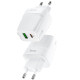 Hoco C85A Bright PD20W + QC3.0 Type-C + USB White