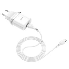 Hoco C12Q Smart QC3.0 + USB Type-C White