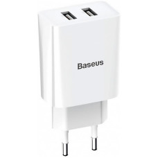 Baseus Speed Mini Dual U Charger 10.5W White (CCFS-R02)