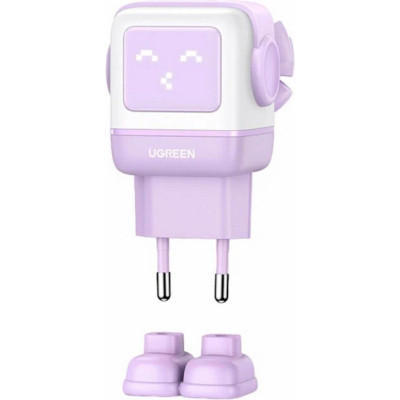 UGREEN CD361 Robot tech 65W GaN Purple (35291)
