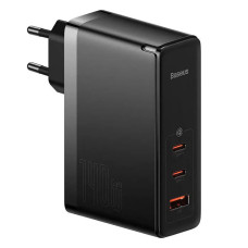 Baseus GaN5 Pro Fast Charger 2C+U 140W Black w/Type-C to Type-C cable (CCGP100201)