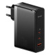 Baseus GaN5 Pro Fast Charger 2C+U 140W Black w/Type-C to Type-C cable (CCGP100201)