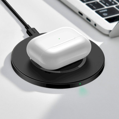 Baseus Simple Magnetic Wireless Charger Black (WXJK-E01)