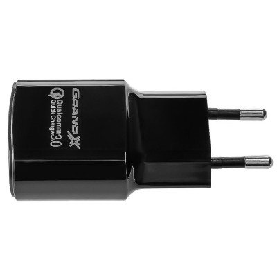Grand-X CH-550TC Quick Charge 3.0 + USB-Type-C Black